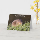 Niedliches Wasservolk Geburtstagskarte Karte (Gelbe Blume)