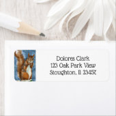 Niedliches Watercolor-Eichhörnchen (Insitu)