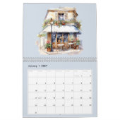 Niedliches Watercolor Kalender (Jan 2027)