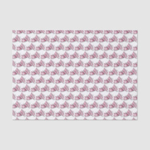 Niedliches Watercolor Pink Baby Shoes Muster Seidenpapier