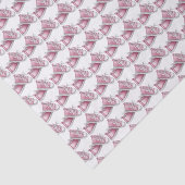 Niedliches Watercolor Pink Baby Shoes Muster Seidenpapier (Ausschnitt)