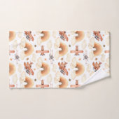 Niedliches Watercolor Rainbow-Flugzeugmuster Badhandtuch Set (Handtuch)