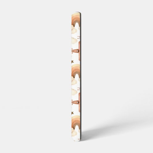 Niedliches Watercolor Rainbow-Flugzeugmuster Samsung Galaxy Hülle (Linke Seite)