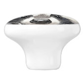 Niedliches Watercolor Wald Badge Kinderzimmer Room Keramikknauf (Seitenansicht)