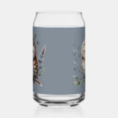 Niedliches Waterfarbe mit Blumenwaldstil Dosenglas (Rechts)