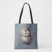 Niedliches Waterfarbe mit Blumenwaldstil Tasche (Vorderseite)
