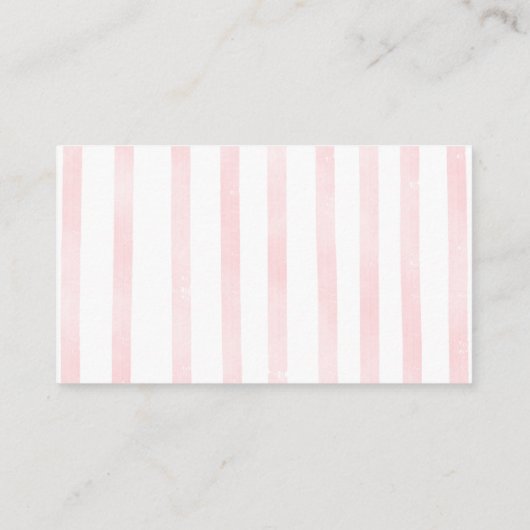 Niedliches Watermelon Baby Showdiaper Raffle Ticke Begleitkarte (Rückseite)