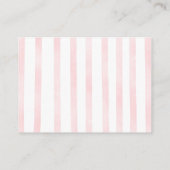 Niedliches Watermelon Babydusche Anfrage Begleitkarte (Rückseite)