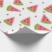 Niedliches Watermelon-Muster Geschenkpapier (Ecke)