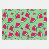Niedliches Watermelon-Muster Geschenkpapier Set (Vorderseite 3)
