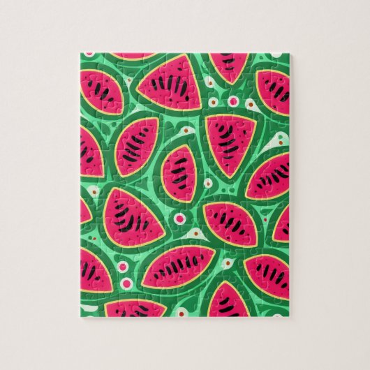 Niedliches Watermelon-Muster Puzzle (Vertikal)