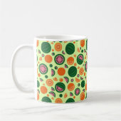 Niedliches Watermelon Orange Summer Frucht Muster Kaffeetasse (Links)