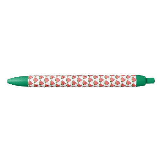 Niedliches Watermelon Slice Frucht Cartoon Pattern Kugelschreiber (Vorderseite)