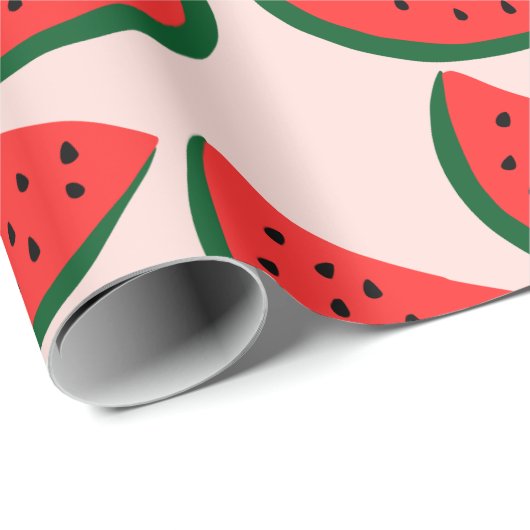 Niedliches Watermelon Wrapping Paper Geschenkpapier (Rolleneckpunkt)