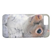 Niedliches, weiches und flauschiges, graues Eichhö Case-Mate iPhone Hülle (Rückseite (Horizontal))