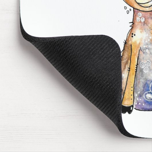 Niedliches Weidehirsch Mousepad (Ecke)