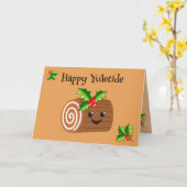 Niedliches Weihnachten Karte (Gelbe Blume)