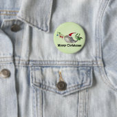 Niedliches Weihnachten Narwhal Button (Beispiel)