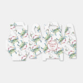 Niedliches Weihnachts-Aquarell Blue Crab Gefälligk Geschenkschachtel (Ungefaltet)