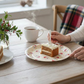 Niedliches Weihnachts-Corgi-Dog-Muster | Urlaub Pappteller