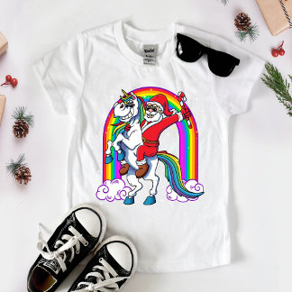 Niedliches Weihnachts-Einhorn-Shirt für den Urlaub Baby T-shirt