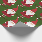 Niedliches Weihnachts-Gnome-Musterpapier Geschenkpapier (Ecke)