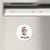 Niedliches Weihnachts-Kitten-Magnet Magnet (In Situ (Geschirrspüler))
