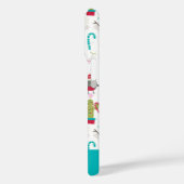 Niedliches Weihnachts-Lama-Muster Personalisiert Case-Mate iPhone Hülle (Rückseite / Links)