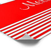 Niedliches Weihnachts-Lollipops-Poster Poster (Ecke)