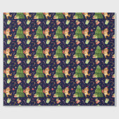 Niedliches Weihnachts-/Neujahrspapier Geschenkpapier (Flach)