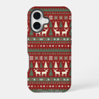 Niedliches Weihnachts-Sweater-Muster