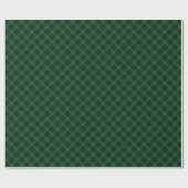 Niedliches Weihnachts-Tartan-Muster Geschenkpapier (Flach)