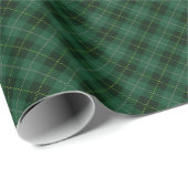 Niedliches Weihnachts-Tartan-Muster Geschenkpapier (Rolleneckpunkt)