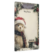 Niedliches Weihnachts-Teddybären-Illustrationsdesi Klemmbrett (Rechts)