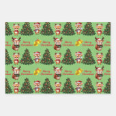 Niedliches Weihnachtsbaby Geschenkpapier Set (Vorderseite 3)