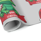 Niedliches Weihnachtsbaum Geschenkpapier (Rolleneckpunkt)