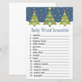 Niedliches Weihnachtsbaum-Kinderspiel (Vorne/Hinten)