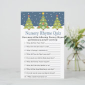 Niedliches Weihnachtsbaum Kinderzimmer Rhyme Quiz (Stehend Vorderseite)