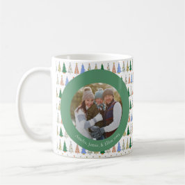 Niedliches Weihnachtsbaum Red Green Family Custom  Kaffeetasse