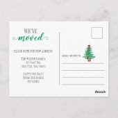 Niedliches Weihnachtsbaumauto, das wir in der Urla Postkarte (Rückseite)