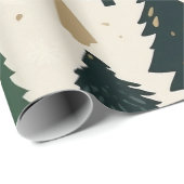 Niedliches Weihnachtsbaumplanpapier Geschenkpapier (Rolleneckpunkt)