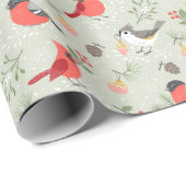 Niedliches Weihnachtsbauwerk Geschenkpapier (Rolleneckpunkt)