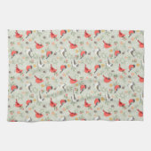 Niedliches Weihnachtsbauwerk Geschirrtuch (Horizontal)