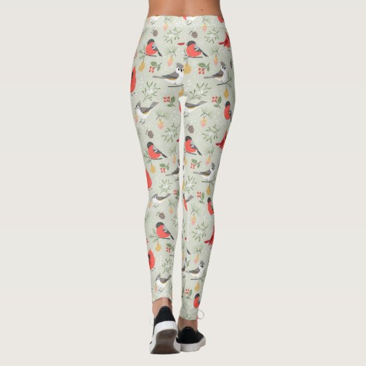 Niedliches Weihnachtsbauwerk Leggings (Rückseite)