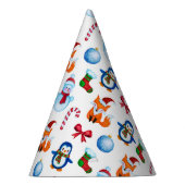 Niedliches Weihnachtsbild für Wasserfarben Partyhütchen (Rechts)