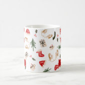 Niedliches Weihnachtsbild Kaffeetasse (Mittel)