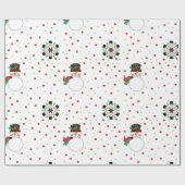 Niedliches Weihnachtsbuch Geschenkpapier (Flach)