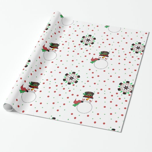 Niedliches Weihnachtsbuch Geschenkpapier (Ungerollt)