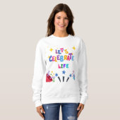 Niedliches Weihnachtsdesign Sweatshirt (Vorne ganz)