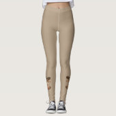 Niedliches Weihnachtselch-Geschenk Leggings (Vorderseite)